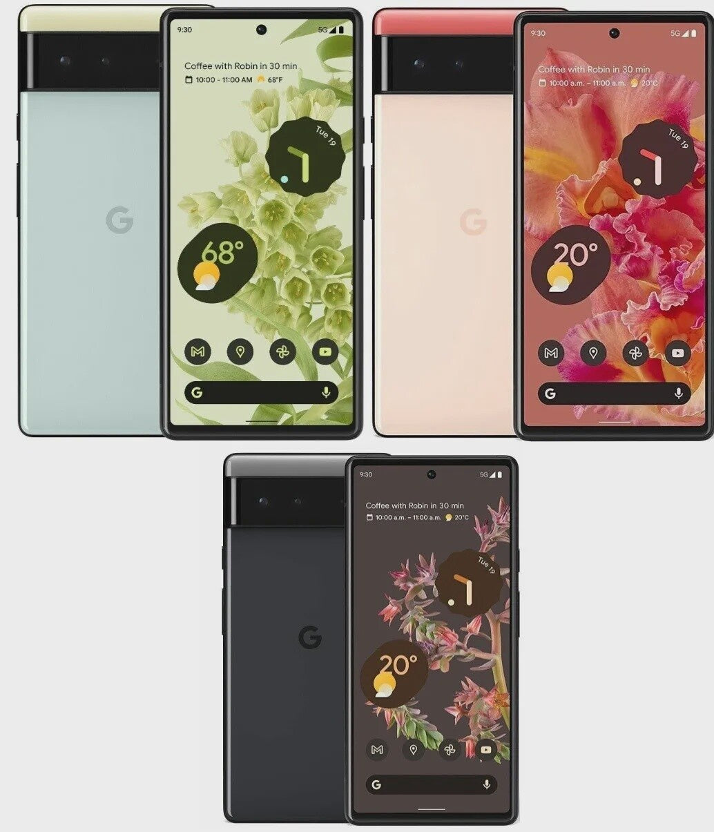 Google - Pixel 6 6.2" (Unlocked) (Premium Pre-owned)