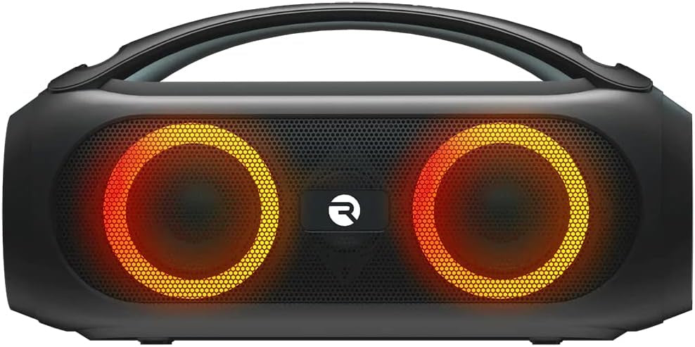 Raycon The Power Boombox Speaker, Portable Bluetooth Wireless Speaker, 21 Hours of Battery (Brand New)