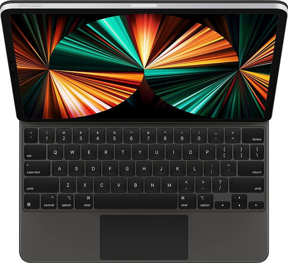 Apple -  Magic Keyboard for 12.9-inch iPad Pro (3rd, 4th, 5th and 6th Generation) - Black