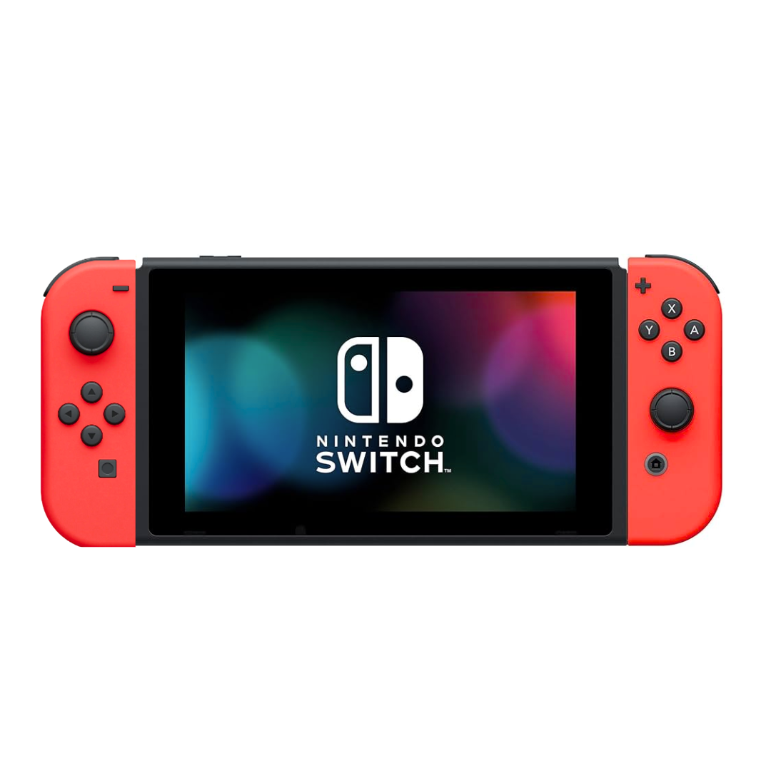 Nintendo Switch - V2 with Red Joy-Con HAC-001(-01) (No Dock) (Pre-owned)