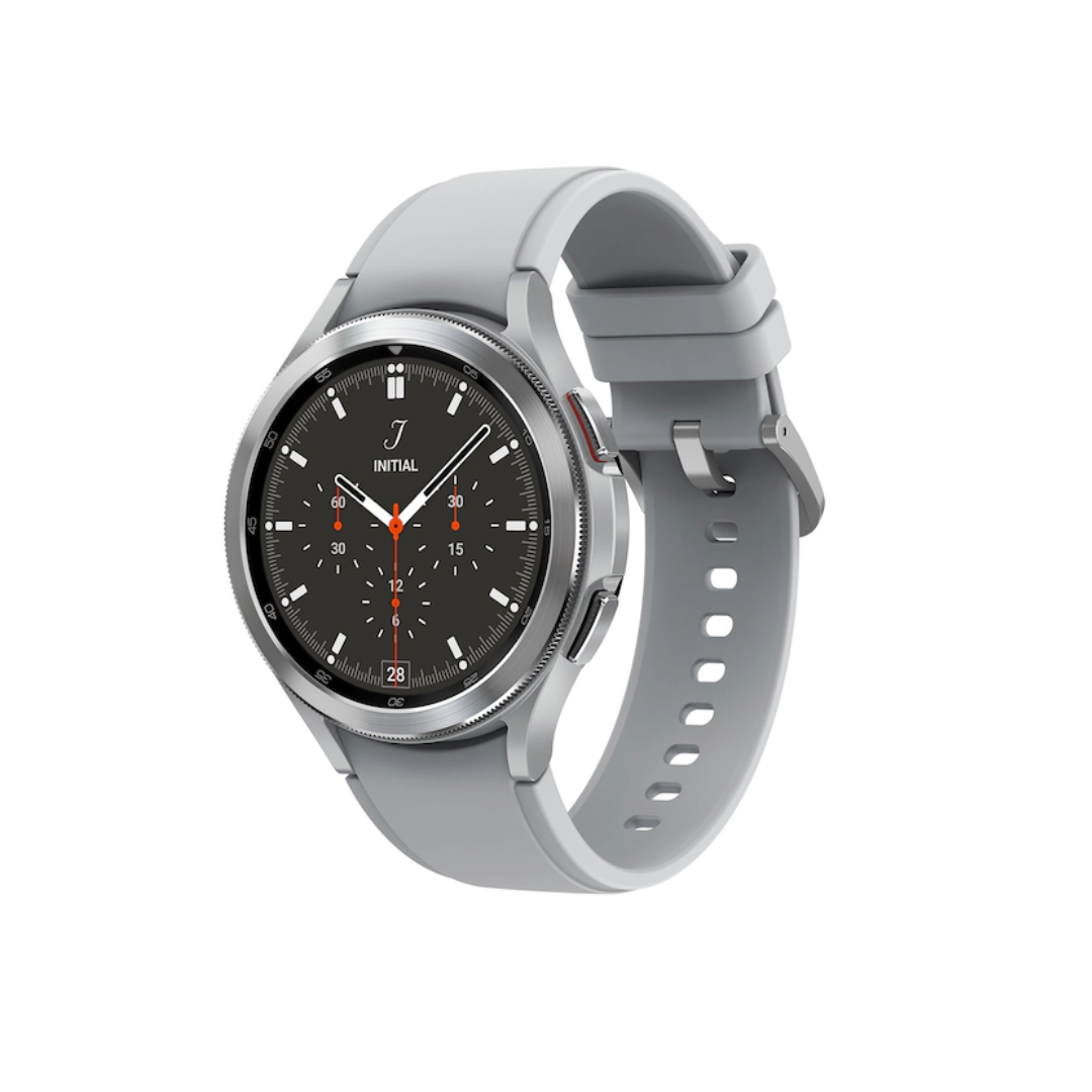 Samsung - Galaxy Watch 4 Classic Stainless Steel 46mm R895 (Cellular) (Pre-owned)