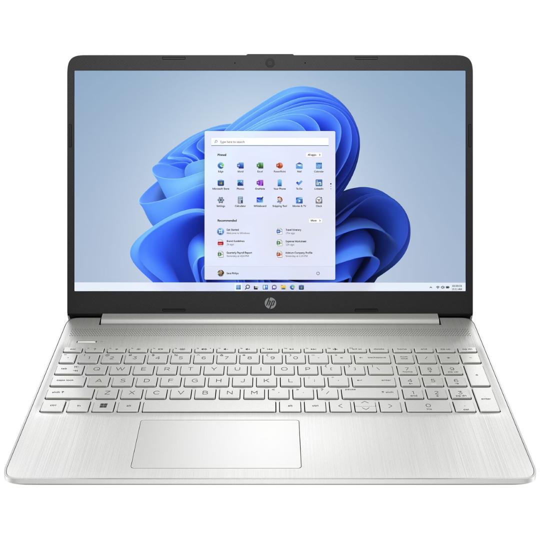 HP - 15.6" Laptop - Intel Core i3 - 8GB Memory - 128GB UFS - Natural Silver (Brand New)