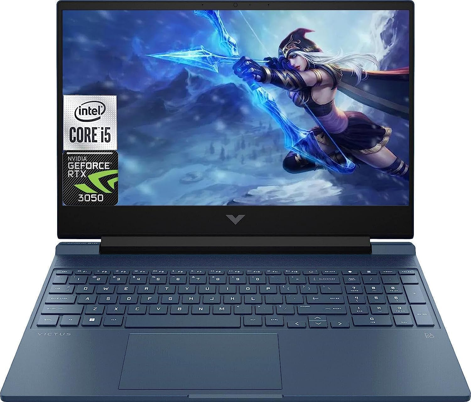 HP - Victus 15.6" Full HD Gaming Laptop - Core i5-13420H - 512GB SSD - 8GB RAM - RTX 3050 - Mica Silver (New)