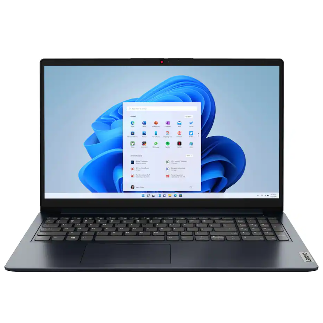 Lenovo - IdeaPad 1 15.6" Full HD Touchscreen Laptop - AMD Ryzen 5 7520U - 8GB Memory - 256GB SSD - Abyss Blue (Brand New)