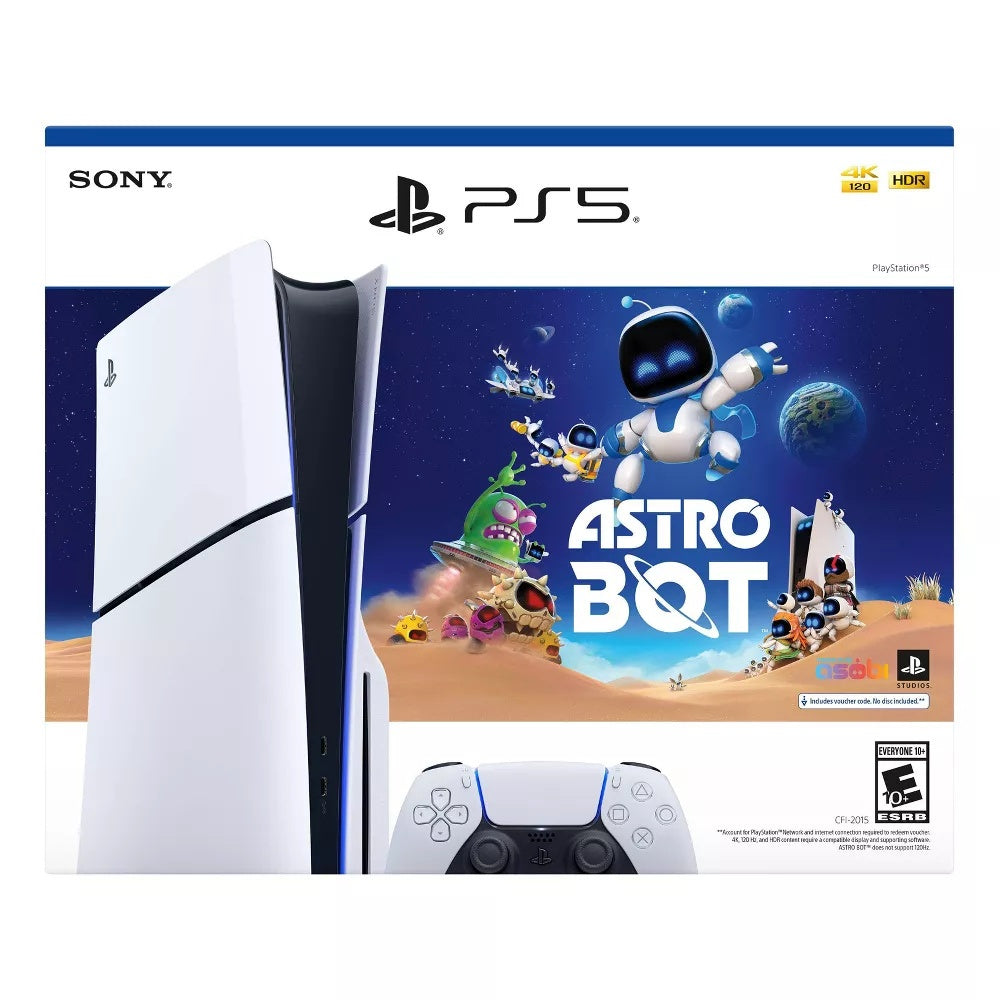 Sony - PlayStation 5 Slim Console Disc Edition – ASTRO BOT Bundle - White (Brand New)
