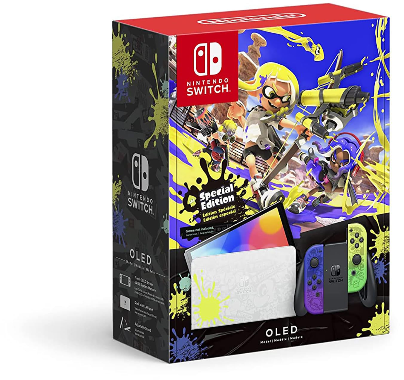 Nintendo Switch – OLED Model Splatoon 3 Special Edition Japan Version (Brand New)
