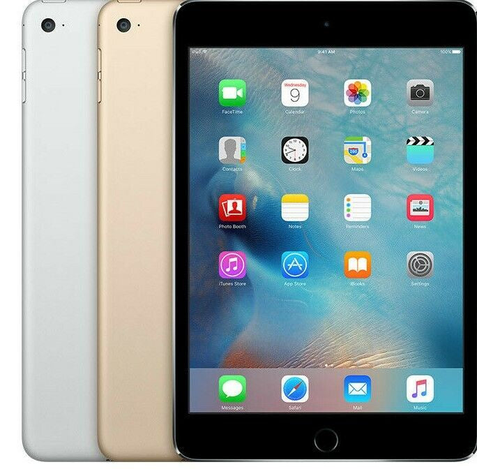 Apple - iPad Mini 4 7.9" (Cellular) (Pre-Owned)